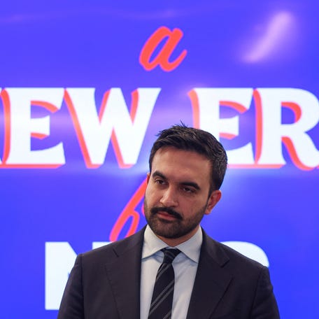 New York City mayor-elect Zohran Mamdani listens to a reporter's question during a press conference in New York City, U.S. December 22, 2025.