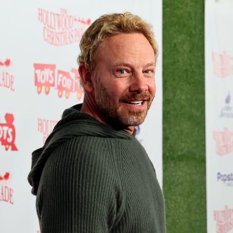 Ian Ziering attends the 93rd annual Hollywood Christmas Parade with Grand Marshal Luke Wilson in Support of Marine Toys for Tots on Nov. 30, 2025, in Hollywood.