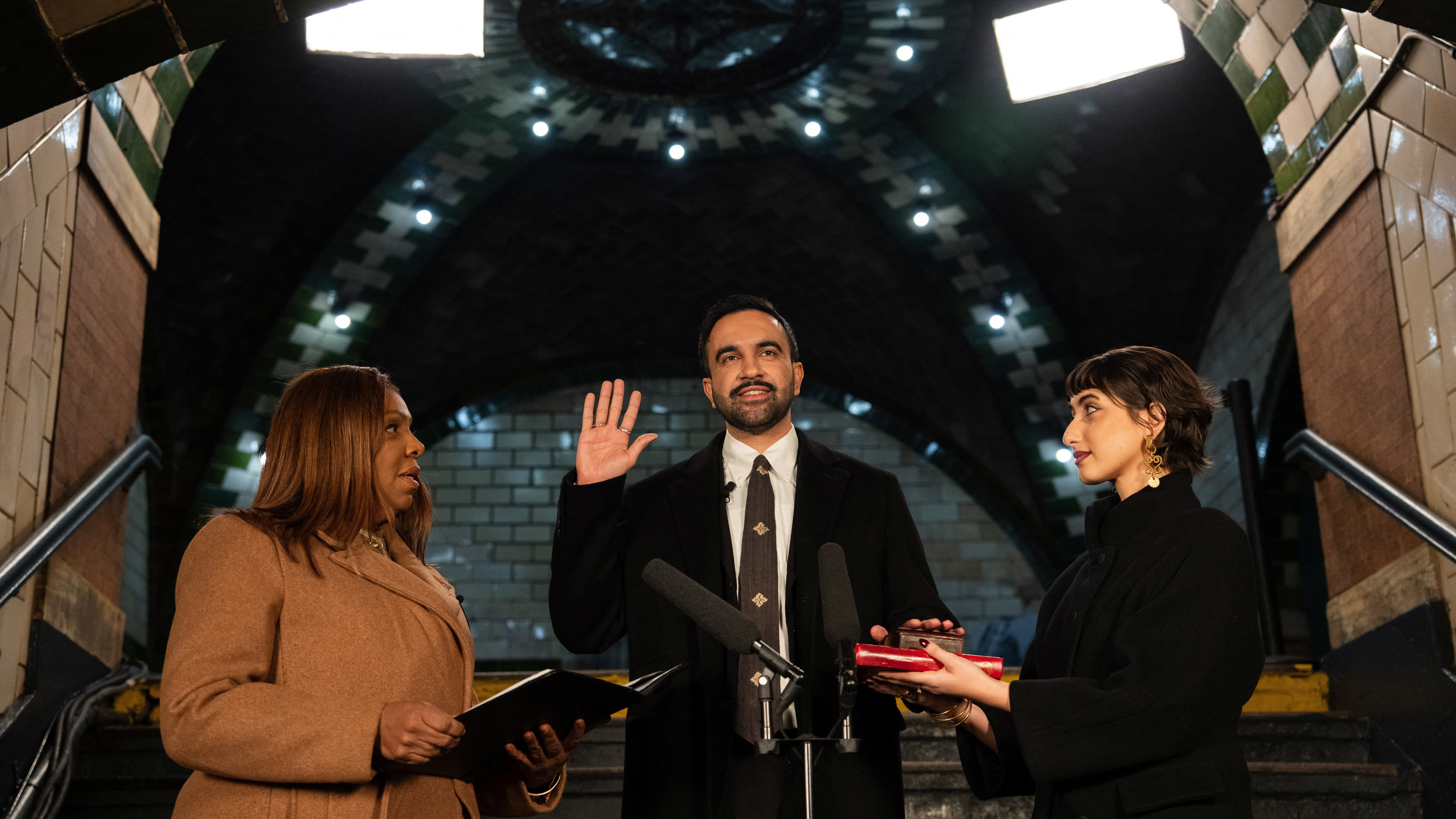 Zohran Mamdani sworn in as NYC mayor in midnight ceremony