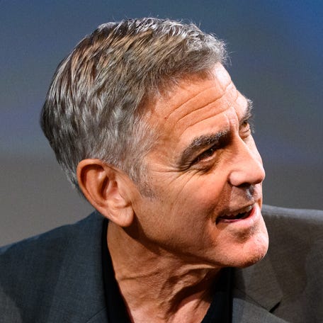 George Clooney attends "BFI Presents: George Clooney in Conversation" at BFI Southbank on Nov. 21, 2025, in London.