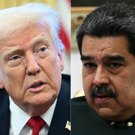 President Donald Trump and Venezuela's President Nicolas Maduro