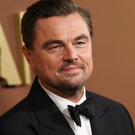 Leonardo DiCaprio attends the 16th Governors Awards in Los Angeles on Nov. 16, 2025.