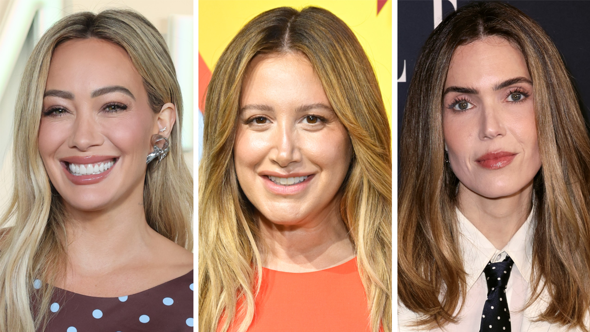 Ashley Tisdale, center, was previously part of a celebrity mom group that reportedly included Hilary Duff, left, Mandy Moore and others.