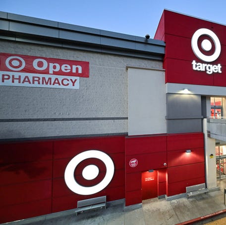 The exterior of a Target store in Los Angeles, California before the start of business on Aug. 17, 2022.