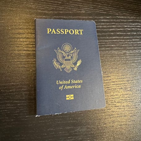 A U.S. passport.