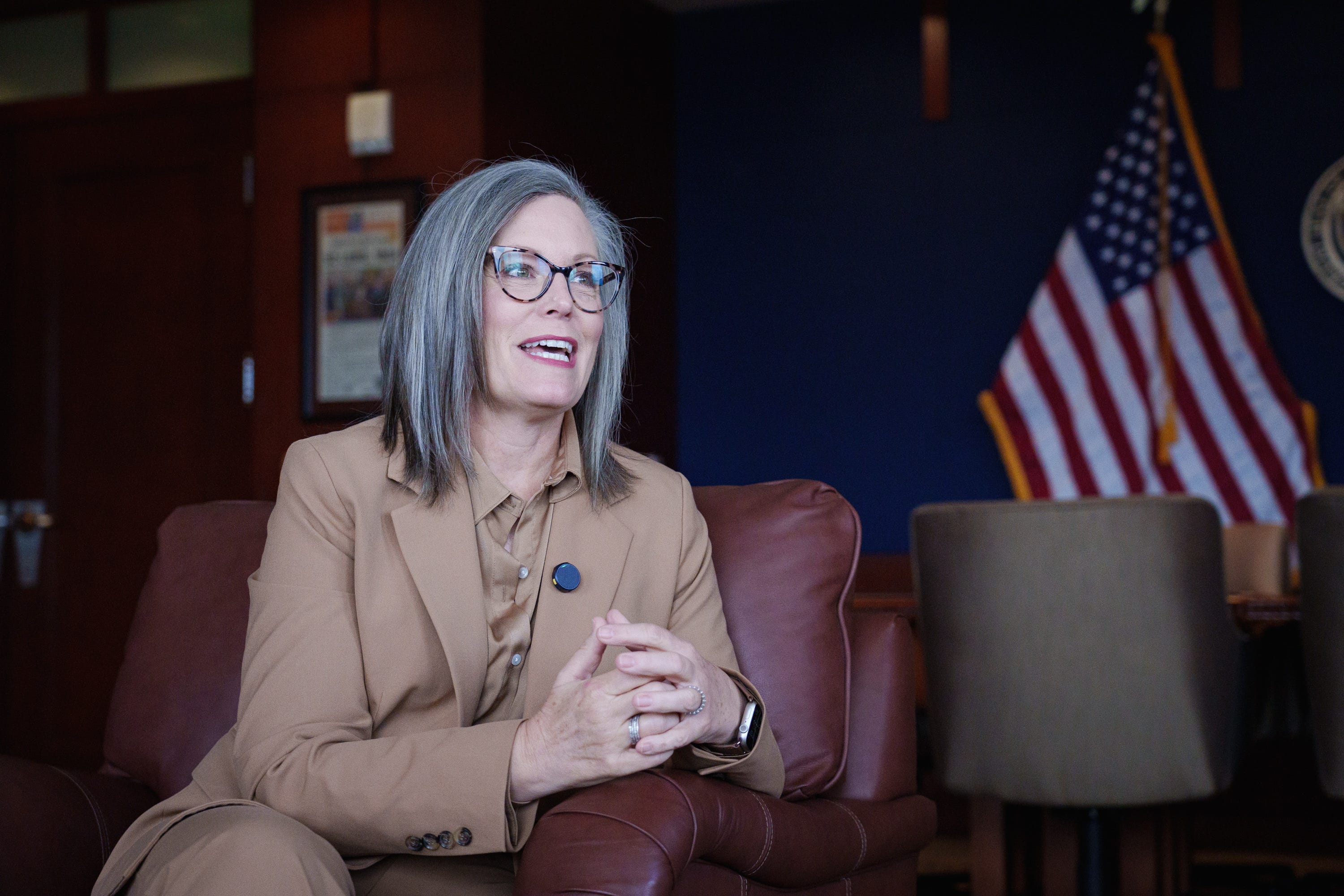 Hobbs outlined her priorities for the year ahead, an election year that comes under a cloud of three pending investigations of alleged pay-to-play.