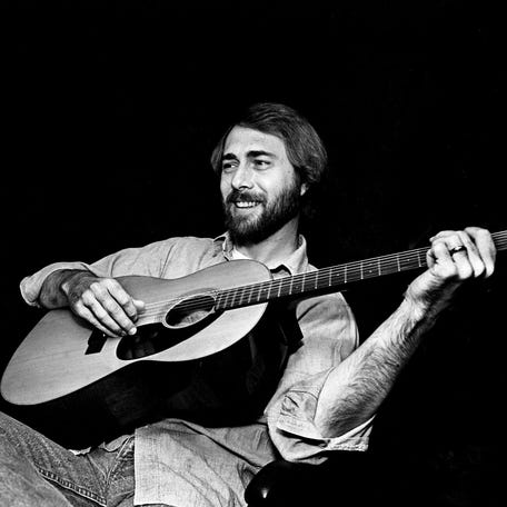 Songwriter Jim McBride relaxes in a Music Row office Nov. 4, 1981, and talks about his song, "Bet Your Heart on Me," that has been taking into the Top Ten country music chart by singer Johnny Lee.