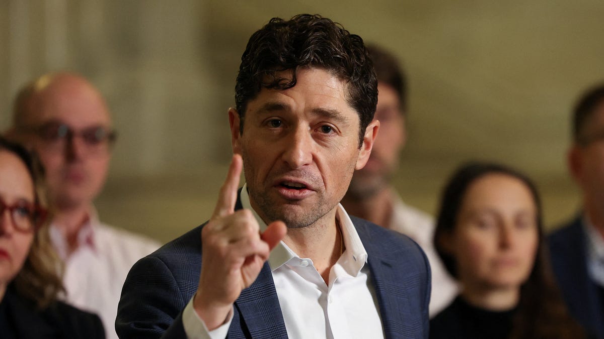 Minneapolis Mayor Jacob Frey speaks during a news conference following the fatal shooting of Renee Nicole Good by a U.S. Immigration and Customs Enforcement agent in Minneapolis.