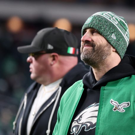 Philadelphia Eagles head coach Nick Sirianni walks off the field after a loss to the Washington Commanders at Lincoln Financial Field.