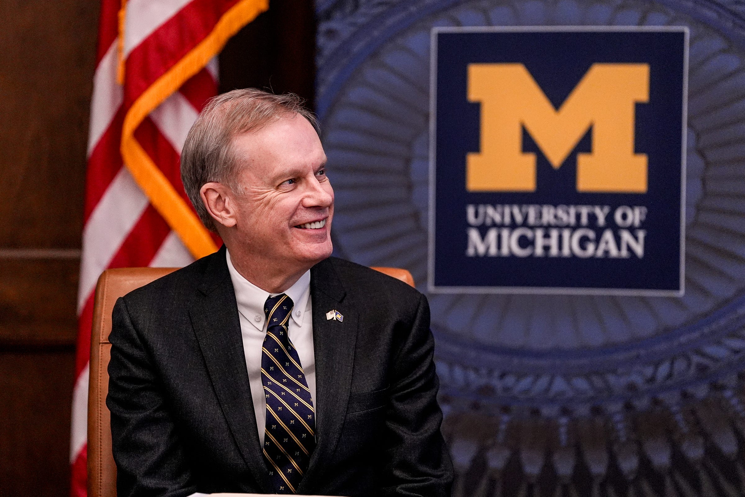 Kent Syverud earned a master's degree in economics and a juris doctorate at Michigan.