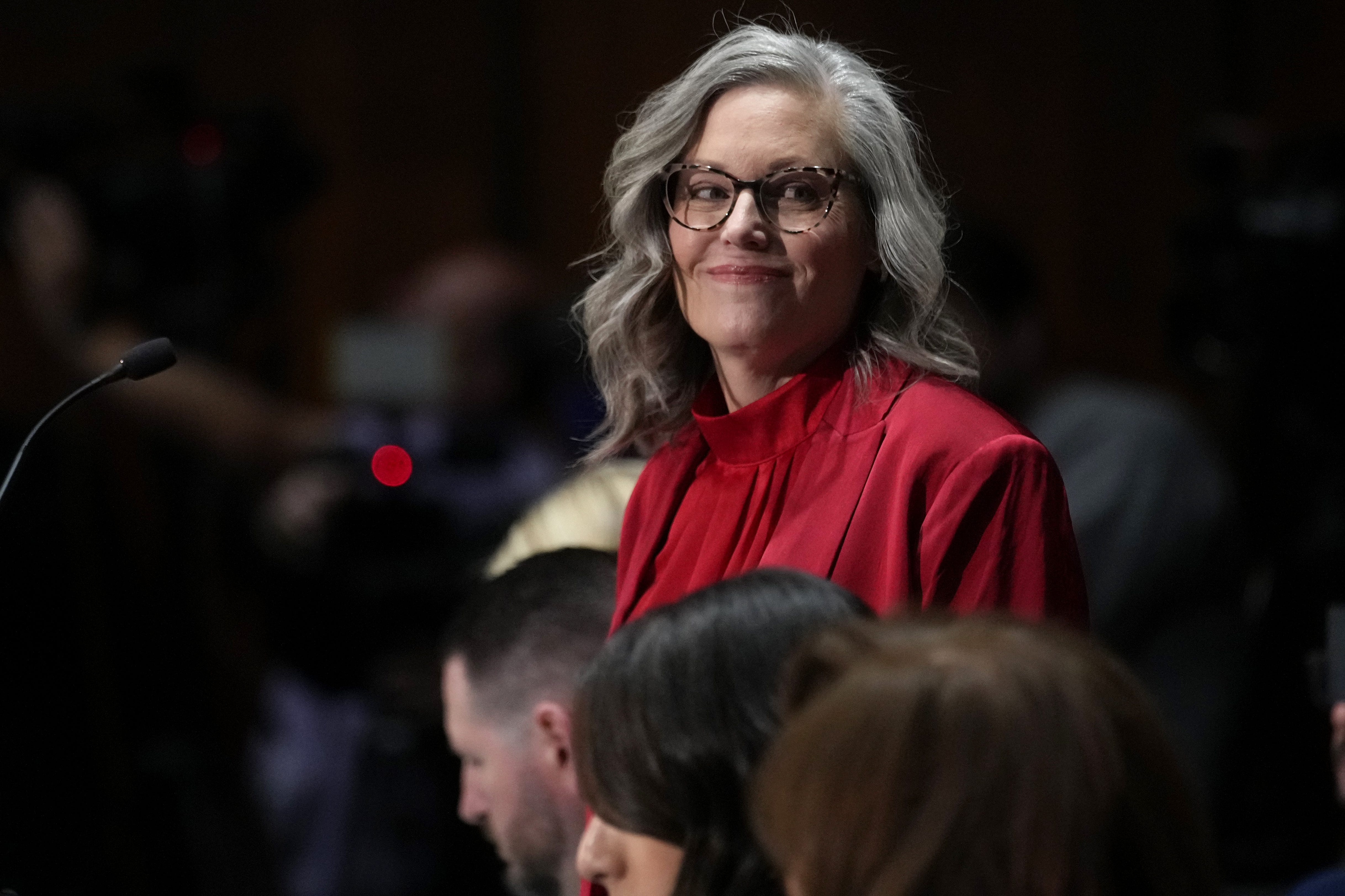 Arizona Gov. Katie Hobbs, a Democrat facing a tough reelection this year, did not join her fellow governors in boycotting the White House's action.