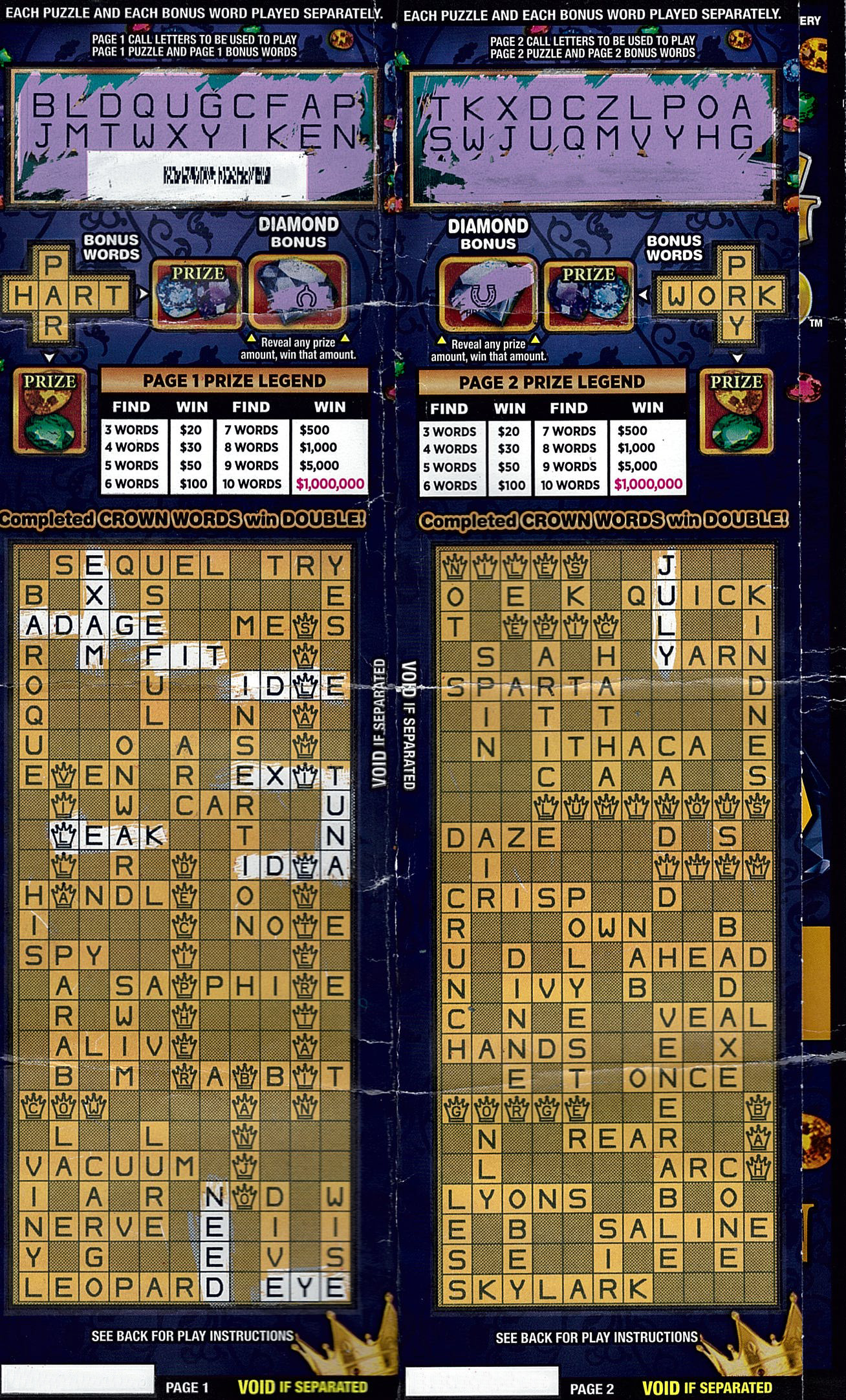 A 60-year-old Macomb County man, who chose to remain anonymous, recently won $1 million on a King Cashword ticket, according to the Michigan Lottery.