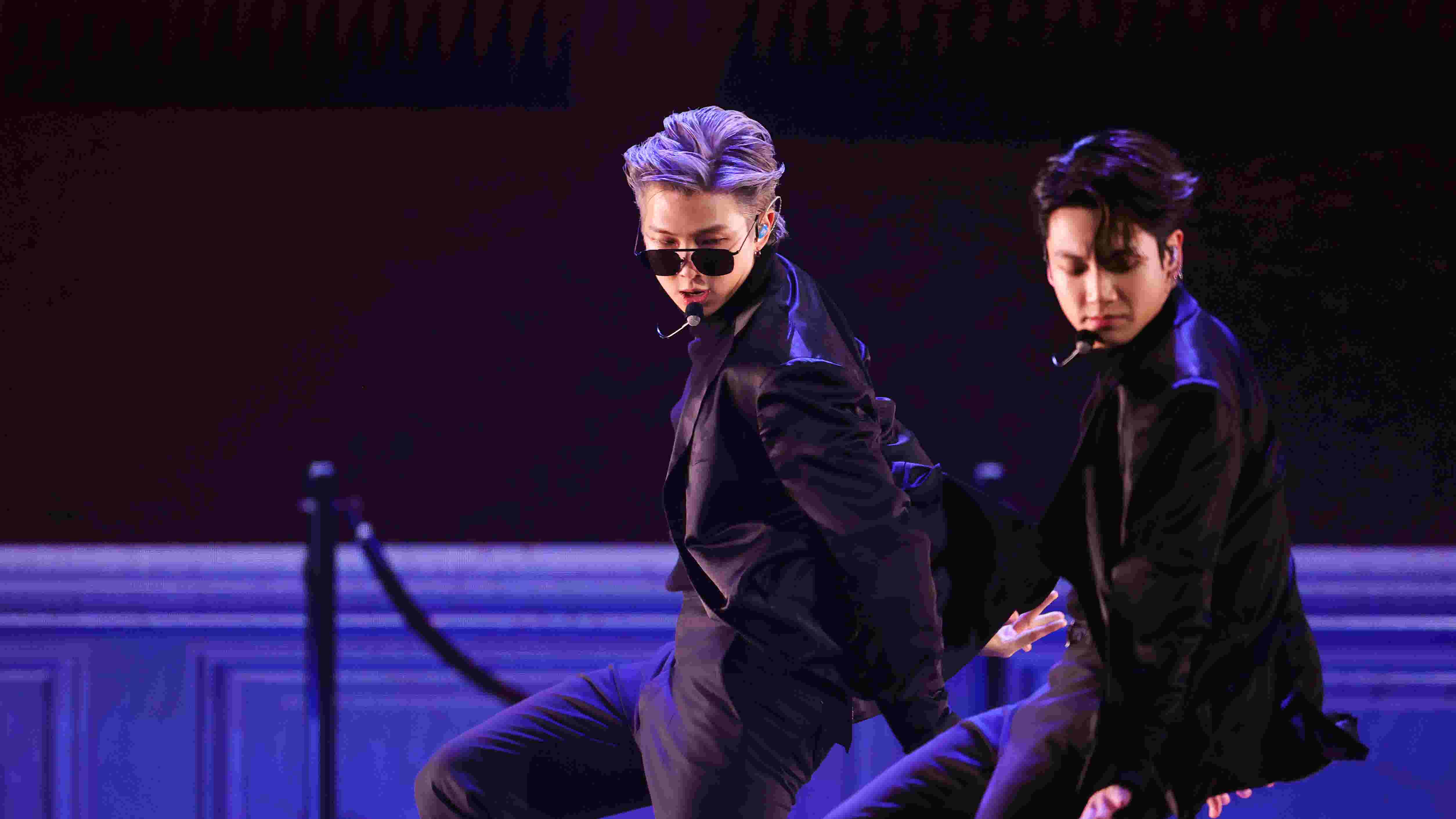 RM of BTS gives ARMY an update on his ankle injury at Spotify event