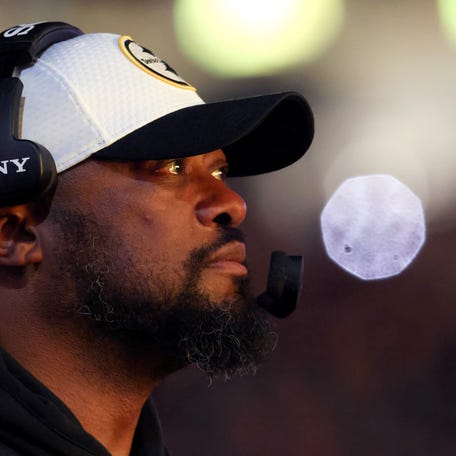 Jan 12, 2026; Pittsburgh, PA, USA; Pittsburgh Steelers head coach Mike Tomlin before an AFC Wild Card Round game against the Houston Texans at Acrisure Stadium.