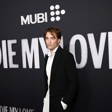 Robert Pattinson attends the New York premiere of "Die My Love" on Nov. 1, 2025, in New York City.