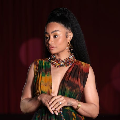 Blac Chyna walks the runway at the All Things Fashion during London Fashion Week February 2025 on Feb. 22, 2025, in London.