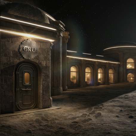 An artist rendering of what the first Moon hotel might look like