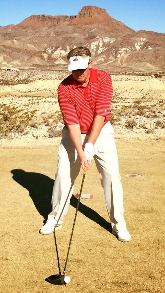 Former Golfweek publisher Terry Olson at Lajitas Golf Resort in Texas.