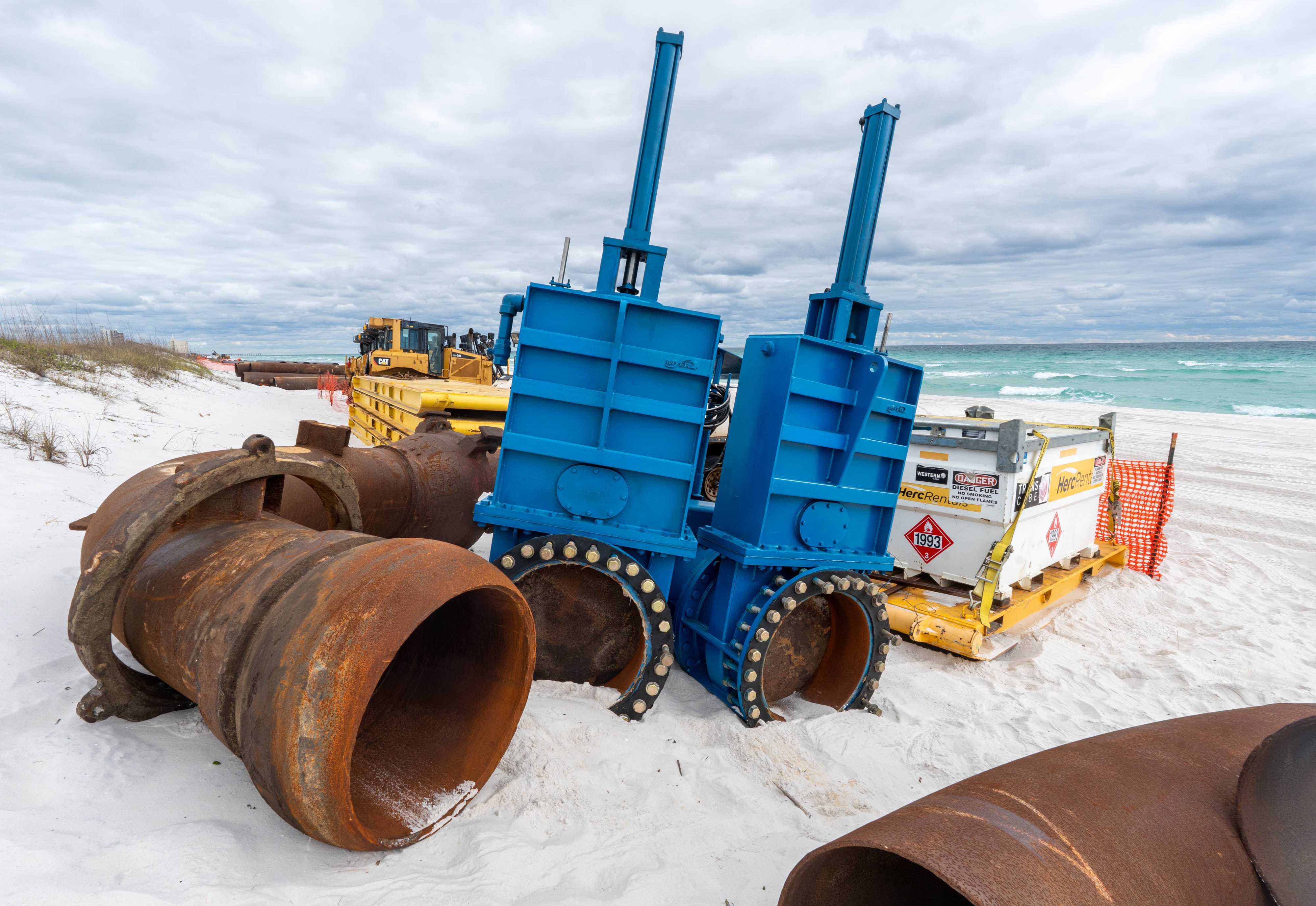 最終処分！最新！定200万 最高級 NORTHBEACH ノースビーチ ミンク Pensacola Beach Begins $35 Million Sand Renourishment Project