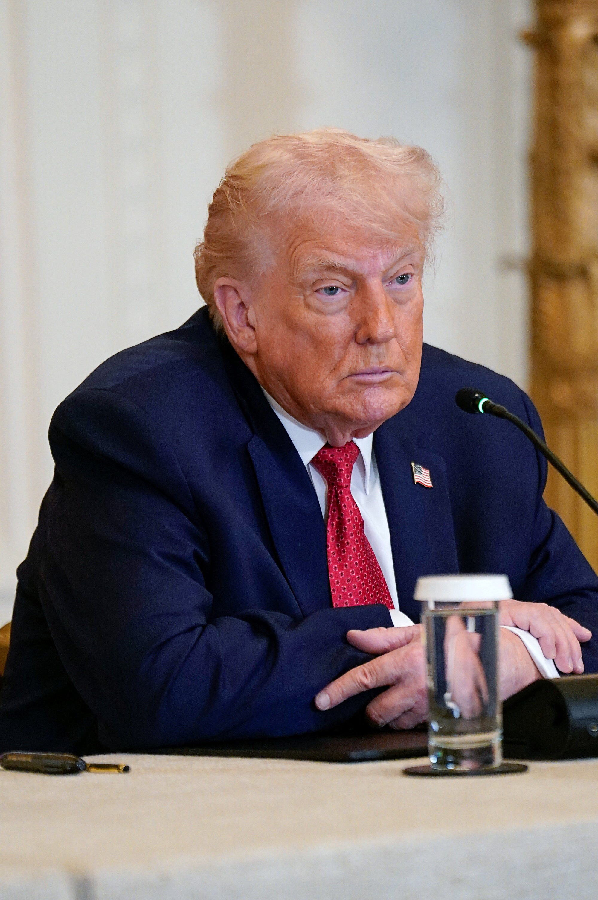 Trump, calling himself \