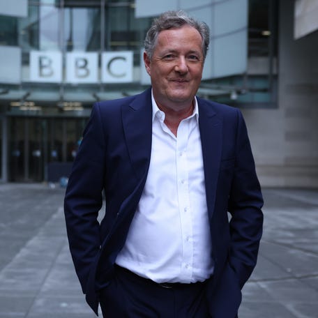 Piers Morgan on Jan, 16, 2022 in London, England.