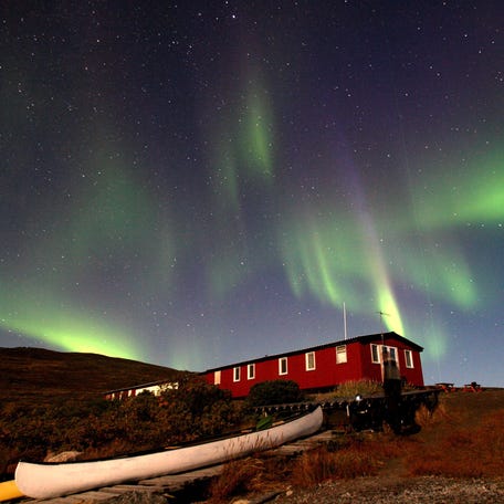 Northern Lights  From autumn through winter, Greenland's dark skies provide ideal conditions for viewing vivid aurora displays far from artificial light pollution.