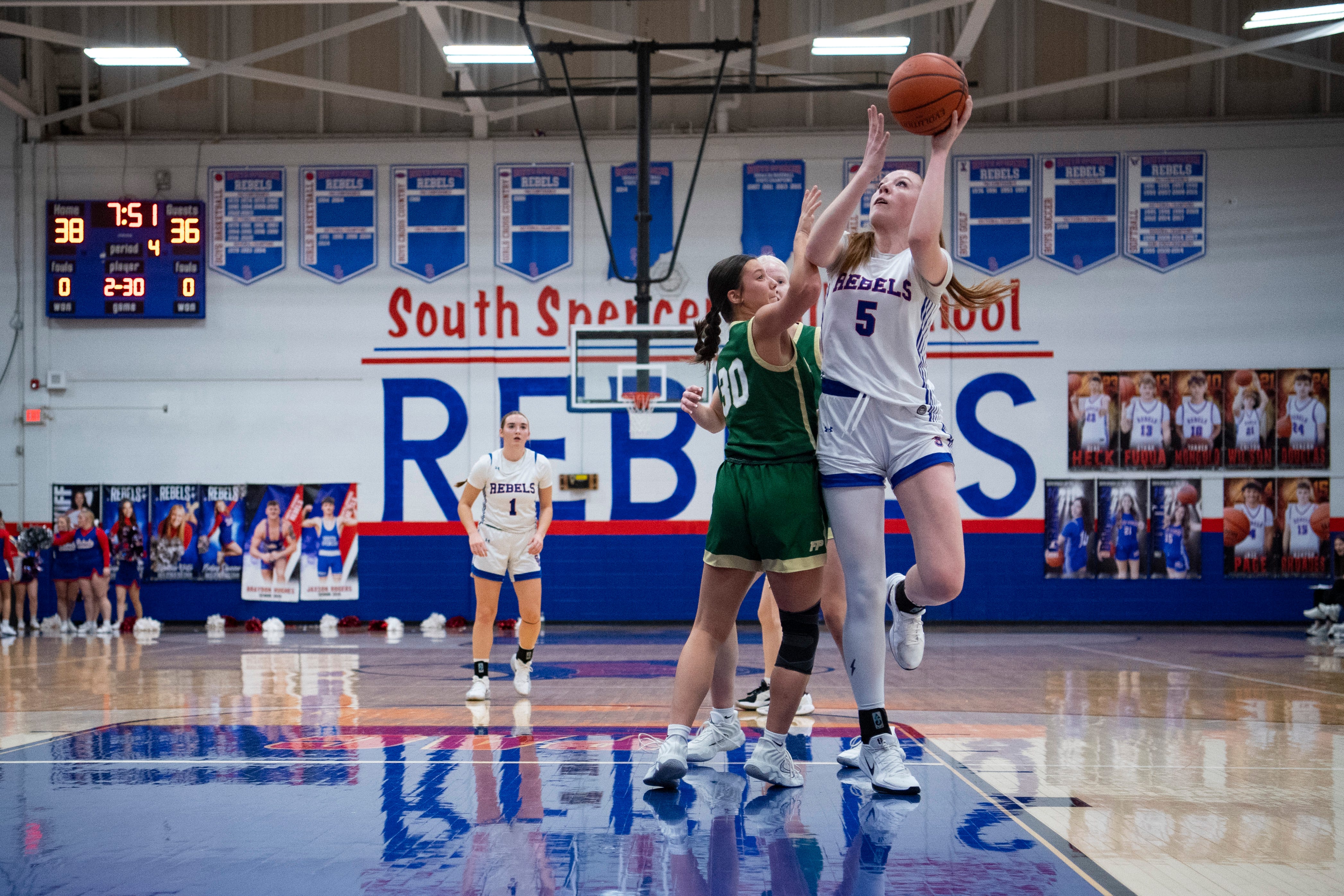The Butler commit made her debut with South Spencer girls basketball over the weekend after sitting 30 days.