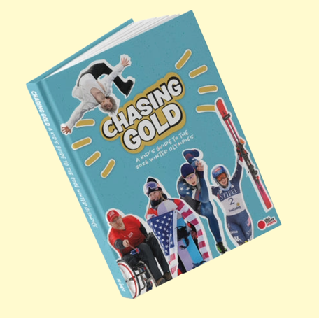 Get your children interested in and excited about the 2026 Winter Olympics with this USA TODAY children's book 'Chasing Gold.'