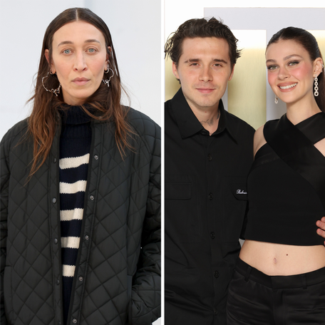 Alana Hadid, left, weighed in on Brooklyn and Nicola Peltz Beckham's highly publicized family feud on social media.