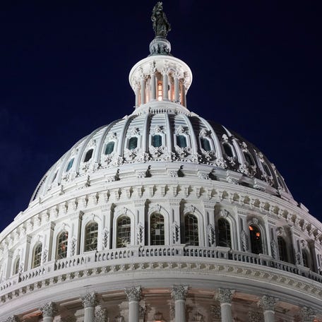The U.S. Capitol dome is seen as members of the House of Representatives returned to Washington in November after a 53-day break.