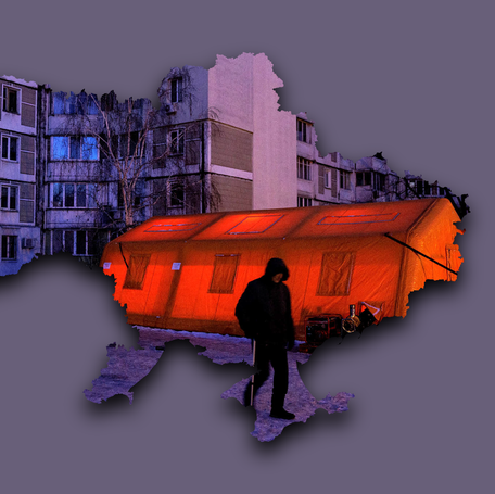 Ukraine cities endure blackouts impacting heating and water infrastructures due to Russian air strikes across the country.