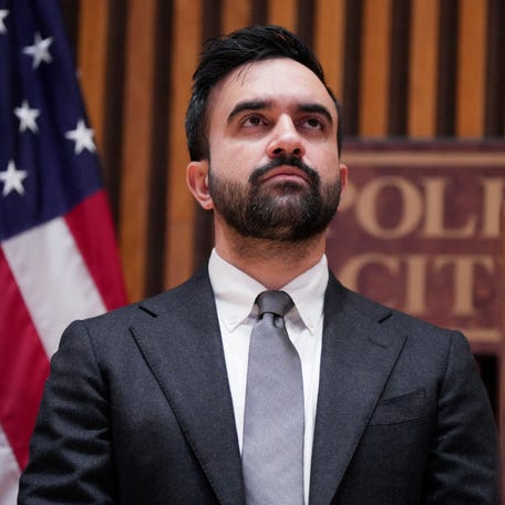 New York City Mayor Zohran Mamdani attends a press conference at NYPD headquarters in New York City, U.S., January 6, 2026.