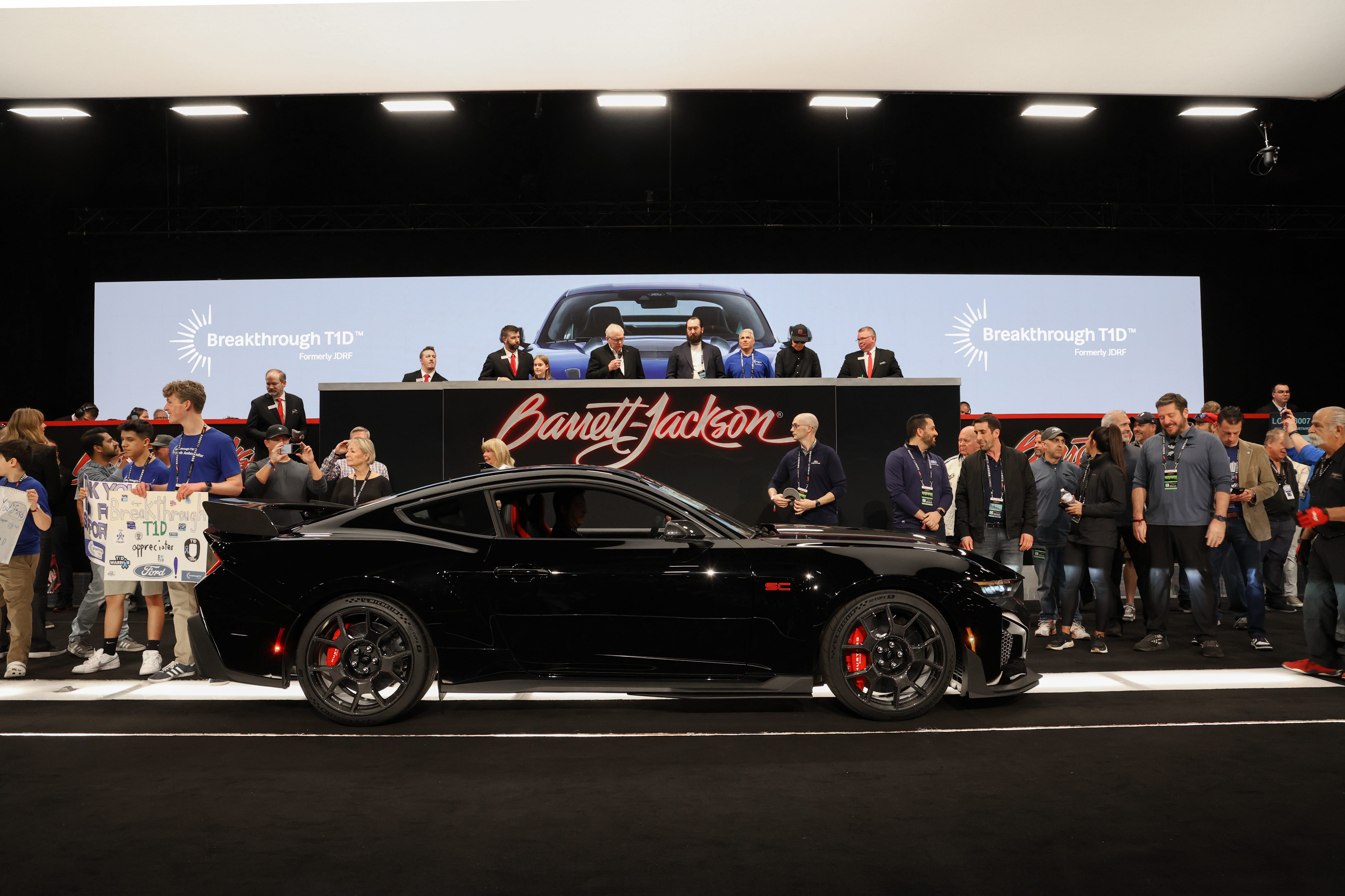 The Mustang Dark Horse SC VIN 001 sold at auction this weekend, putting it in the top five of the most expensive Mustangs ever sold at auction.