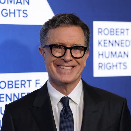 Stephen Colbert attends the Robert F. Kennedy Human Rights' Ripple of Hope Awards Gala in New York City on Dec. 9, 2025.