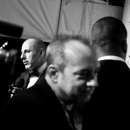 Matt Lauer attends the Elton John AIDS Foundation's 12th Annual An Enduring Vision Benefit at Cipriani Wall Street on Oct. 15, 2013, in New York City.