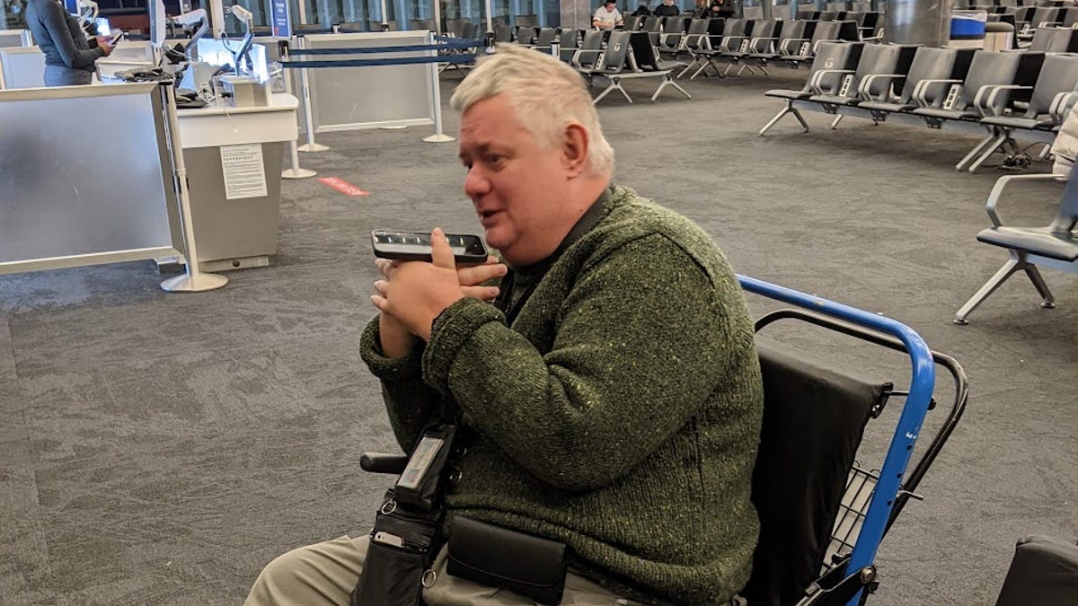 ‘I couldn’t leave the house.’ A missing wheelchair left him stranded. ‘I couldn’t leave the house.’ A missing wheelchair left him stranded.