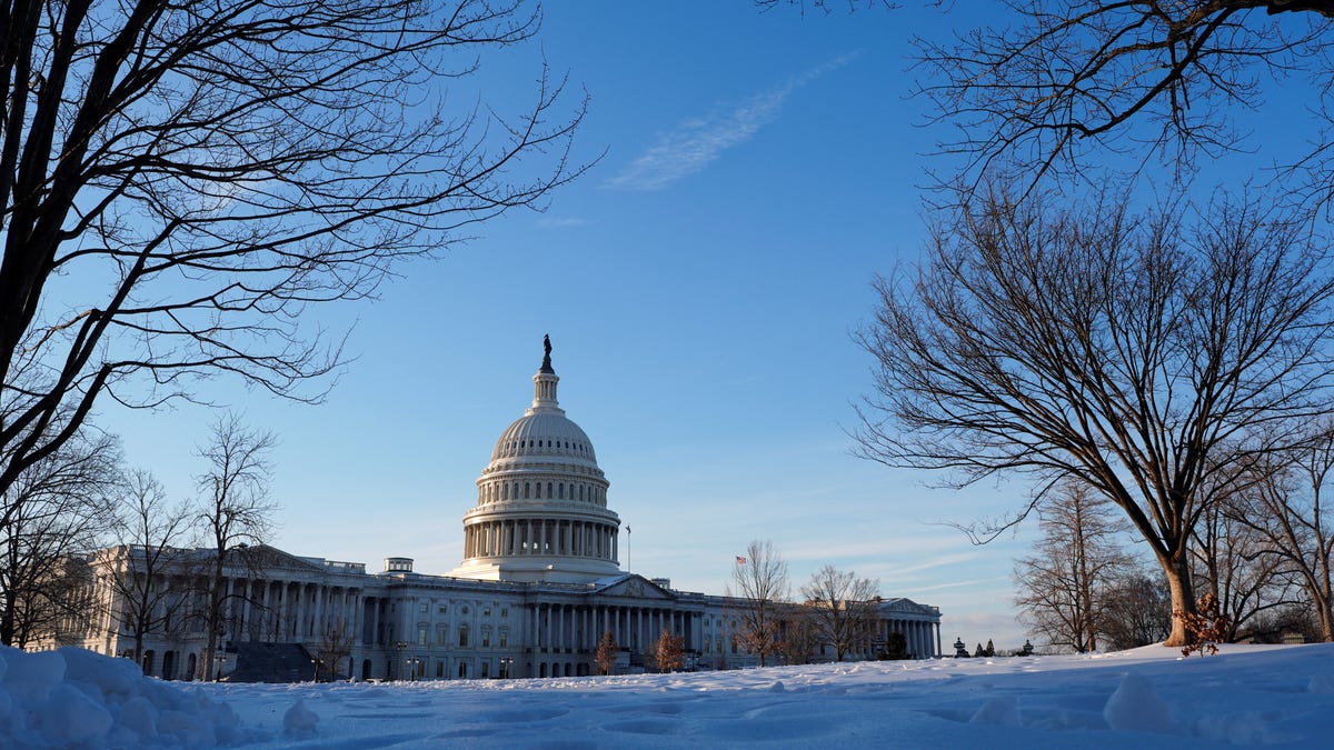 The U.S. Capitol building stands, as Congress works to resolve a dispute over immigration enforcement and avert a looming partial government shutdown, in Washington, D.C., U.S., January 29, 2026.