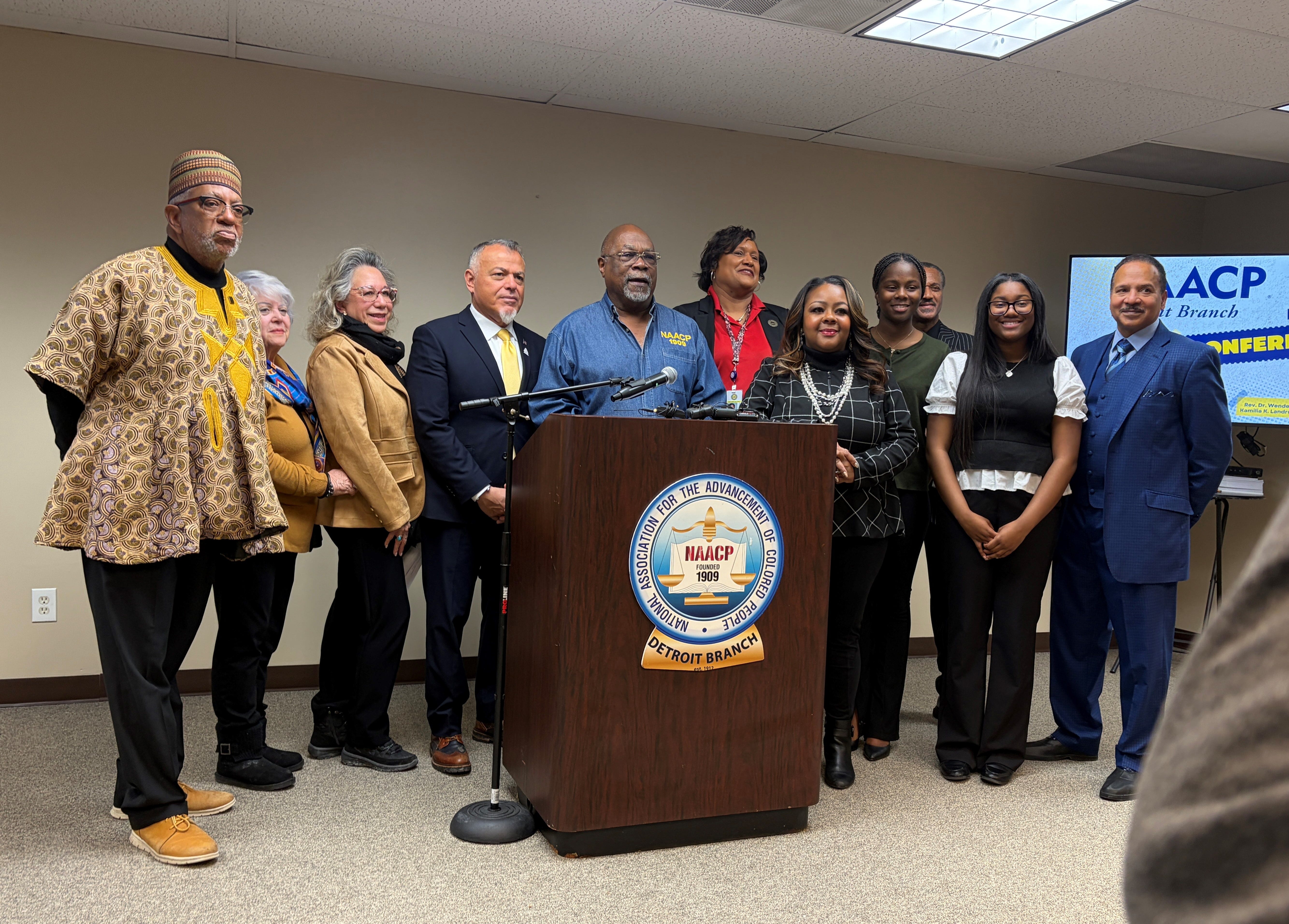 Leaders at NAACP, local advocacy groups and churches called for congress to limit ICE and DHS funding and create transparency policies.