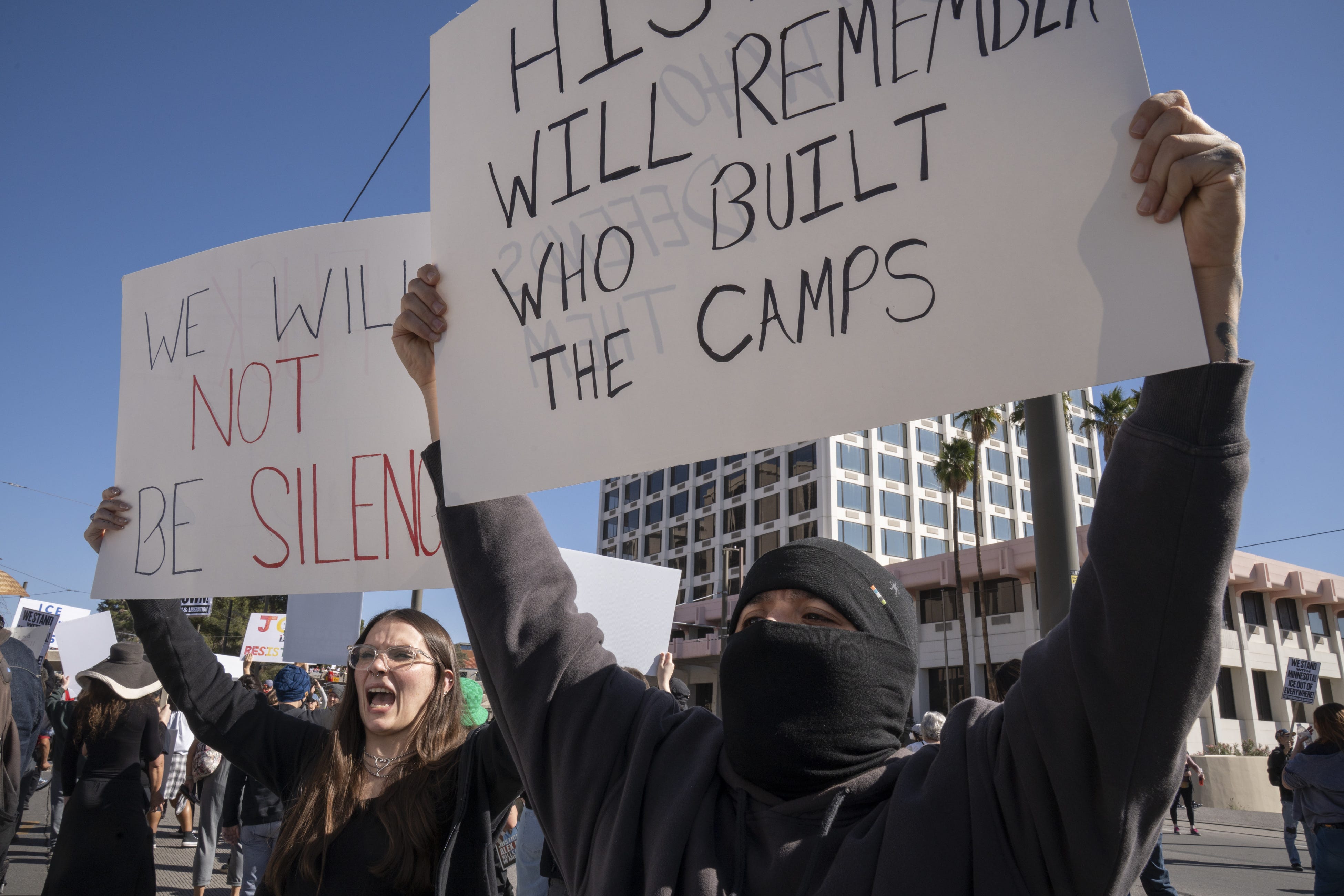 Republican lawmakers in Arizona who believe protesters nationwide have gone too far are seeking to rein in demonstrations with new crime laws.