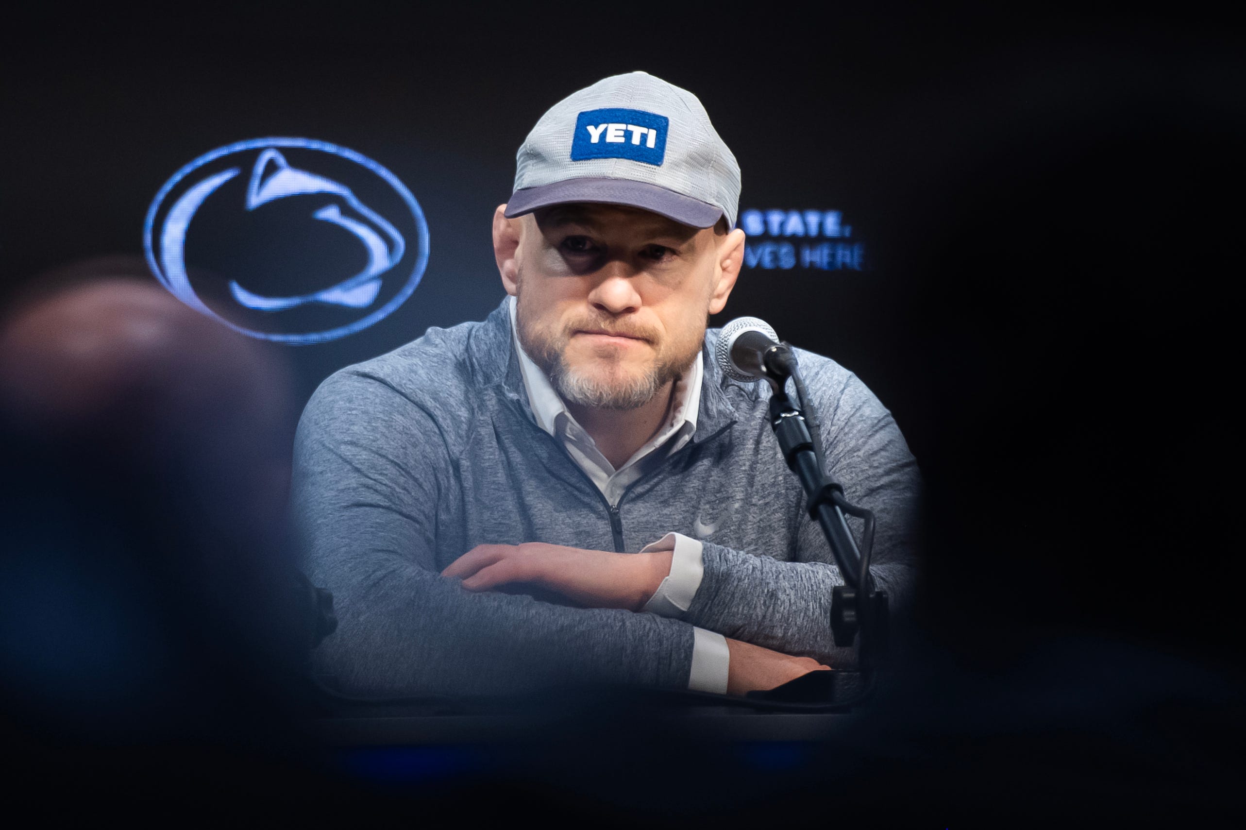 Penn State head coach Cael Sanderson shares thoughts on Hodge Trophy