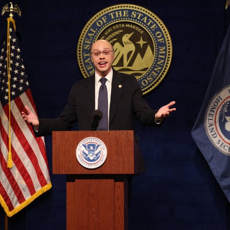 Pete Davidson as Tom Homan on "Saturday Night Live" on Jan. 31, 2026.
