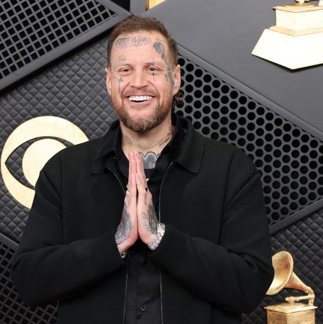 Jelly Roll attends the 68th annual Grammy Awards at Crypto.com Arena in Los Angeles on Feb. 1, 2026.