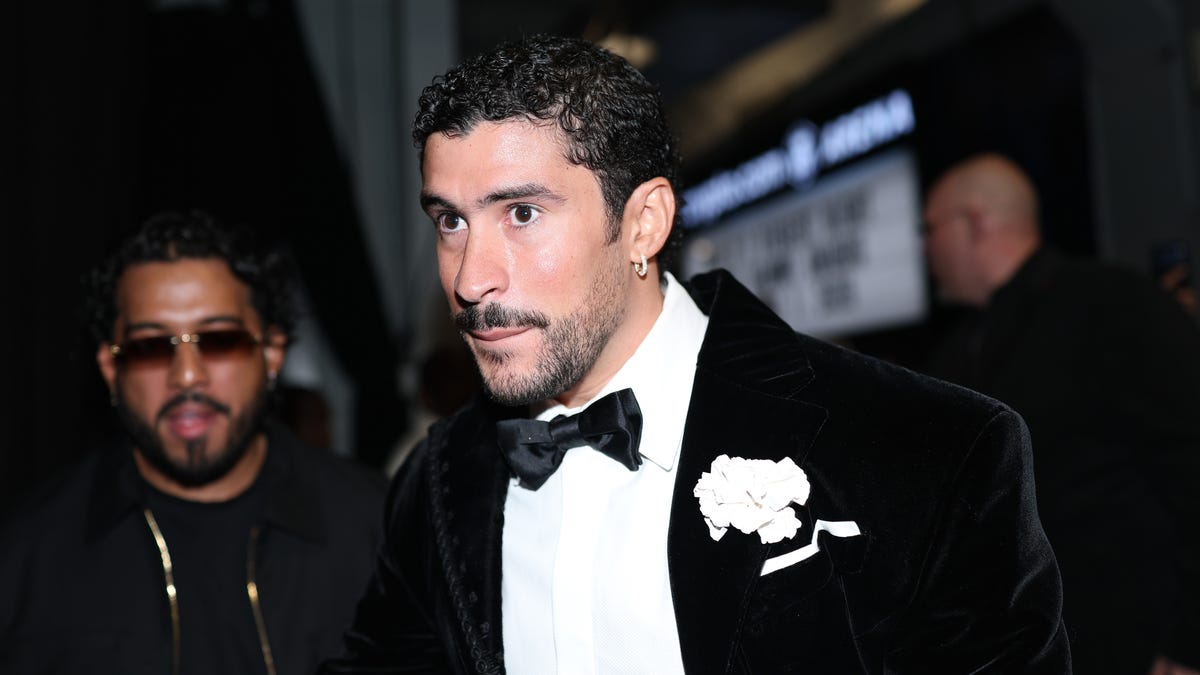 Bad Bunny attends the 68th Grammy Awards at Crypto.com Arena on Feb. 1, 2026, in Los Angeles, California.