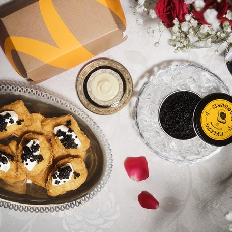 McDonald's McNugget Caviar kits include Baerri Sturgeon caviar and are available exclusively online starting on Feb. 10, 2026.
