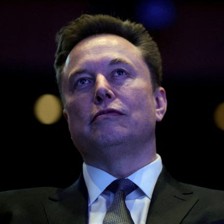 Elon Musk attends the U.S.-Saudi Investment Forum in Washington, D.C., U.S., November 19, 2025.