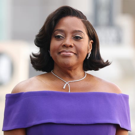 Sherri Shepherd poses for photos during her Hollywood Walk of Fame star unveiling ceremony in Los Angeles on Nov. 3, 2025.
