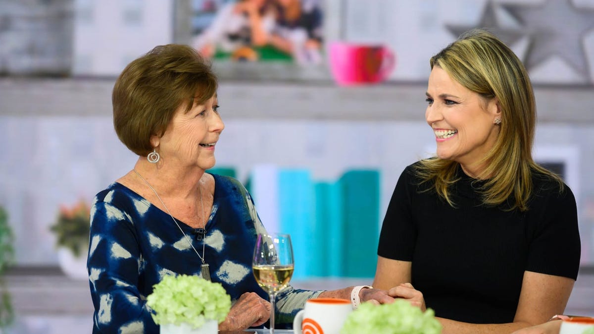 "Today" anchor Savannah Guthrie, right, with her mom, Nancy Guthrie.