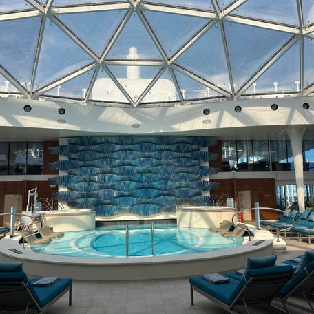 The Retreat Pool at Celebrity Xcel on Nov. 16, 2025.
