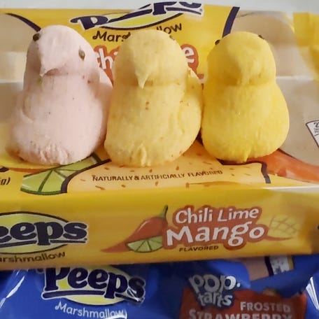USA TODAY reporter tries new unique flavored PEEPS, here's what she thought.
