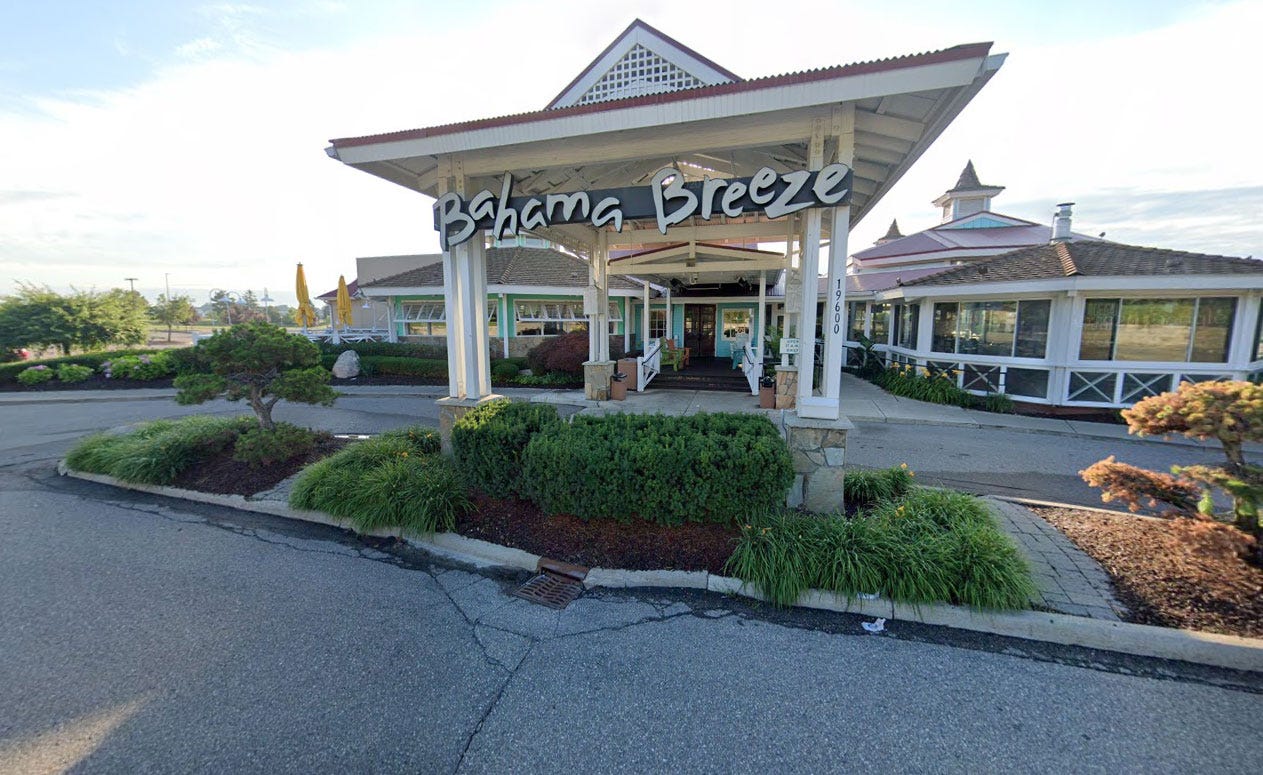 The owners of Bahama Breeze restaurants, announced 14 of the Caribbean-themed restaurants will close and 14 will convert to other Darden brands.